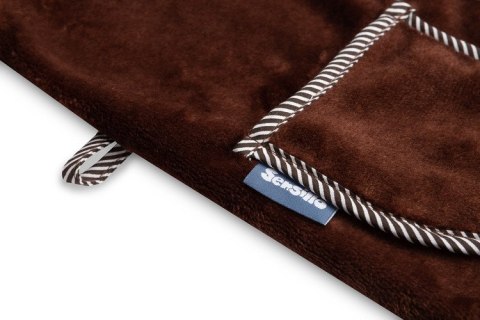 SZLAFROCZEK MIĘKKI MIŚ BRĄZOWY