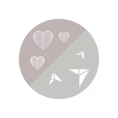 1065/02 SZTUĆCE ZE STALI SZLACHETNEJ SZARO-FIOLETOWE