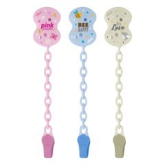 129621 ŁAŃCUSZEK Z KLIPSEM DO SMOCZKA MIX