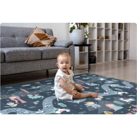 Mata piankowa składana 200 x 150 x 1 cm Nukido NK-341