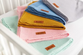 KOCYK BAMBUSOWO-BAWEŁNIANY 80X100 CM RÓŻOWY