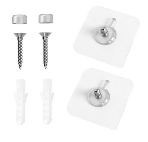 Półka loftowa ITAKA srebrna do łazienki