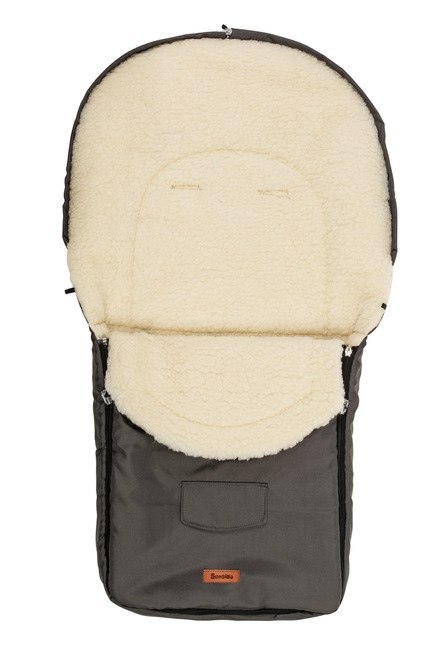 ŚPIWOREK WEŁNA - GRAPHITE DO WÓZKA (95x40)