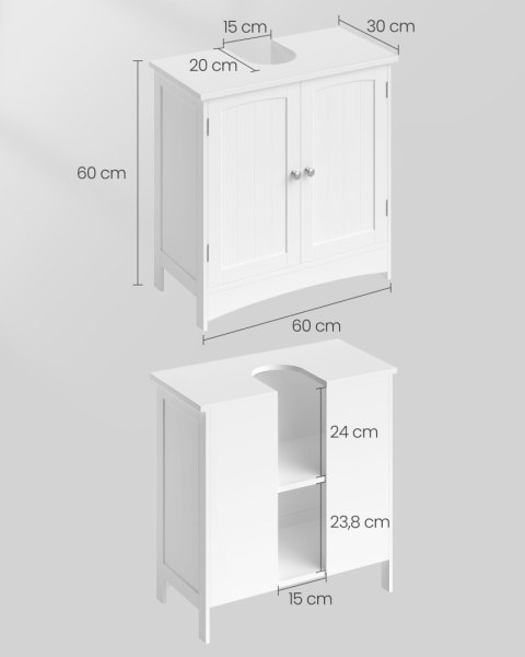 Szafka łazienkowa pod umywalkę 60 cm