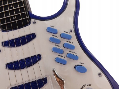 DUŻA GITARA ELEKTRYCZNA WZMACNIACZ MIKROFON 8010 N