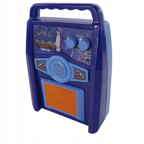 DUŻA GITARA ELEKTRYCZNA WZMACNIACZ MIKROFON 8010 N