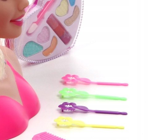 GŁOWA POPIERSIE LALKI DO CZESANIA I MAKIJAŻU 358