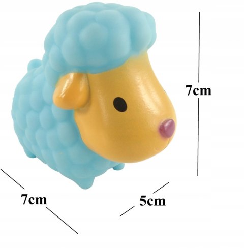 GUMOWE ZABAWKI ZABAWKA DO KĄPIELI FARMA 0012