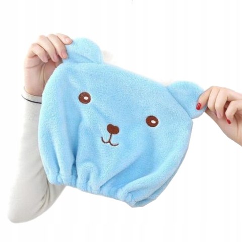 SZYBKOSCHNĄCY RĘCZNIK CZEPEK DO WŁOSÓW 4W1 B915N