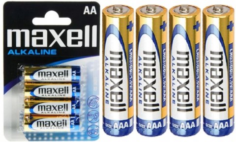 4X BATERIE AA 1,5V ALKALINE MAXELL LR6