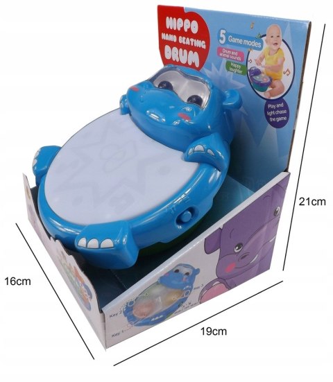 Bębenek interaktywny HIPCIO dźwięk światła 220910N