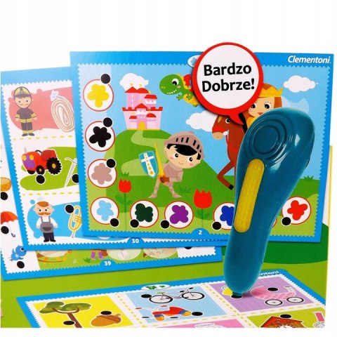 Clementoni Mówiące pióro 500 pytań przedszkolaka