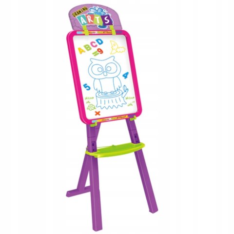 DUŻA DWUSTRONNA TABLICA KREDOWA MAGNETYCZNA 3w1-5R YM825