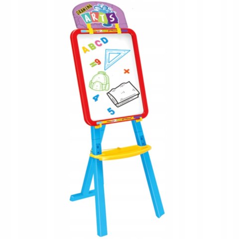 DUŻA DWUSTRONNA TABLICA KREDOWA MAGNETYCZNA 3w1 YM826