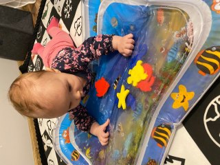 Dmuchana Mata Wodna Sensoryczna dla niemowląt 5726