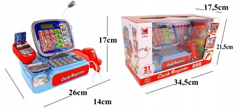 ELEKTRONICZNA KASA FISKALNA NIEBIESKA NOWOŚĆ 2387