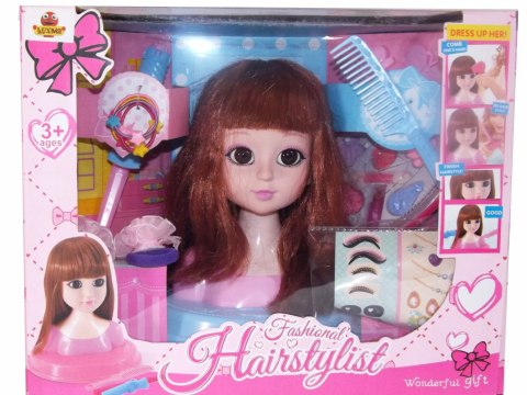 GŁOWA POPIERSIE LALKI DO CZESANIA MAKIJAŻU 005-5C