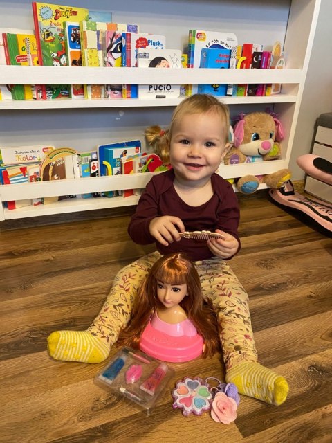 GŁOWA POPIERSIE LALKI DO CZESANIA MAKIJAŻU 005-5C