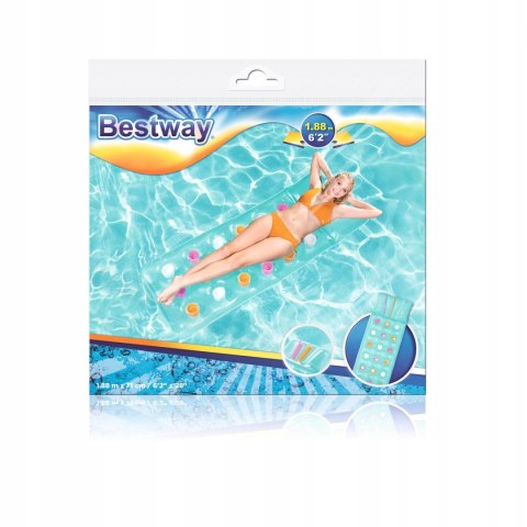 MATERAC DO PŁYWANIA 188x71 cm 90KG BESTWAY 43014 P