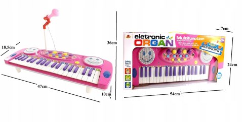 ORGANY Z MIKROFONEM 37 KLAWISZY NAGRYWANIE 3702 R