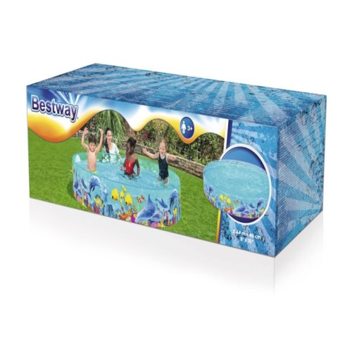 Bestway BASEN ROZPOROWY DLA DZIECI 244x46cm 55031