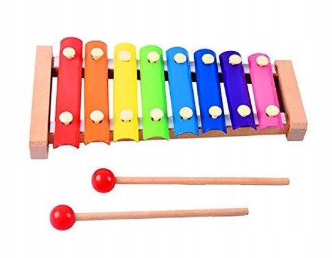 CYMBAŁKI DREWNIANE DLA DZIECKA KOLOROWE EDUKACYJNE
