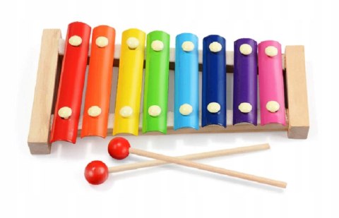 CYMBAŁKI DREWNIANE DLA DZIECKA KOLOROWE EDUKACYJNE