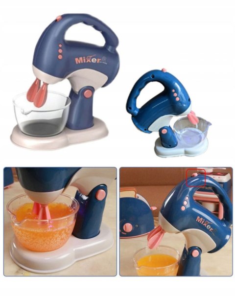 MIKSER ROBOT KUCHENNY DLA DZIECI AGD ŚWIATŁO 6CE