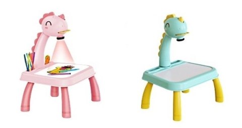 PROJEKTOR DO RYSOWANIA NÓŻKI DINOZAUR MUZYKA 7AR