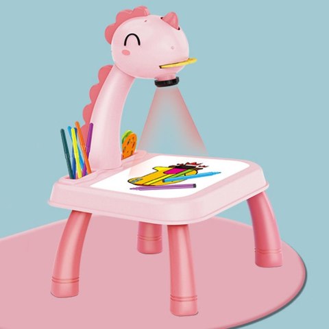 PROJEKTOR DO RYSOWANIA NÓŻKI DINOZAUR MUZYKA 7AR