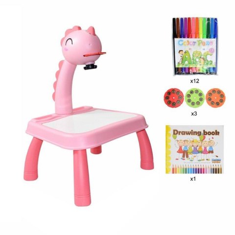 PROJEKTOR DO RYSOWANIA NÓŻKI DINOZAUR MUZYKA 7AR