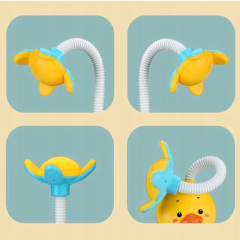 REGULOWANY PRYSZNIC KACZUSZKA DO KĄPIELI USB 802DY