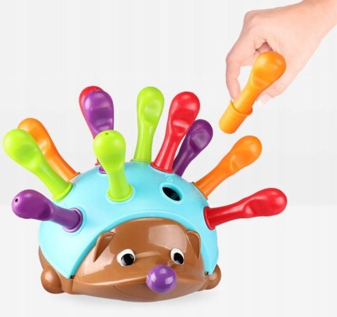 Sorter układanka jeż Montessori kolory liczby 8818