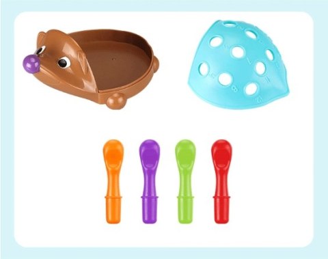 Sorter układanka jeż Montessori kolory liczby 8818