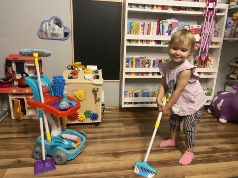 Zestaw do sprzątania dla dzieci teleskopowe kije 9