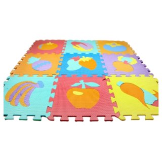 PUZZLE PIANKOWE MATA EVA 10 SZT OWOCE I WARZYWA CB-111