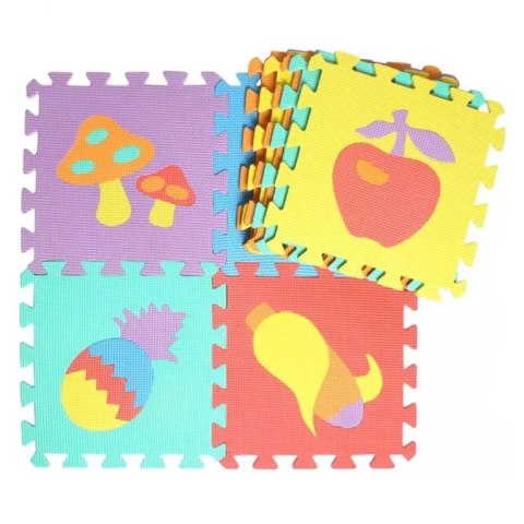 PUZZLE PIANKOWE MATA EVA 10 SZT OWOCE I WARZYWA CB-111