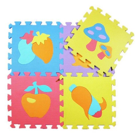 PUZZLE PIANKOWE MATA EVA 10 SZT OWOCE I WARZYWA CB-111