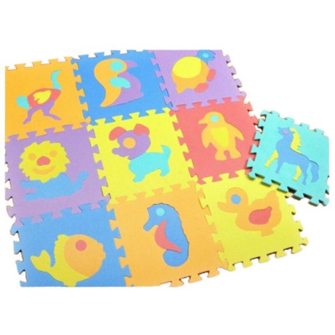 PUZZLE PIANKOWE MATA EVA 10 SZT ZWIERZĘTA CB-115