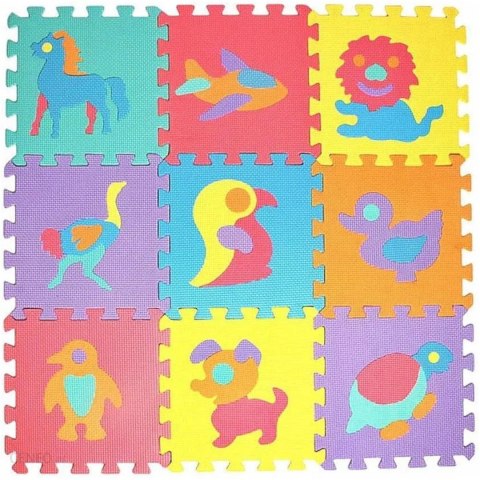 PUZZLE PIANKOWE MATA EVA 10 SZT ZWIERZĘTA CB-115