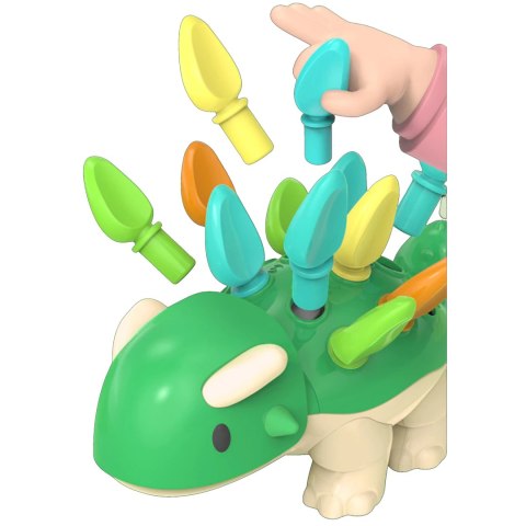 Sorter układanka dinozaur Montessori kolory S2055A