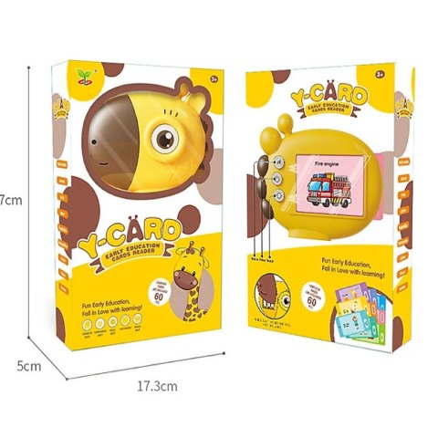 ZABAWKA DO WCZESNEJ NAUKI ANGIELSKIEGO ŻYRAFA 2606