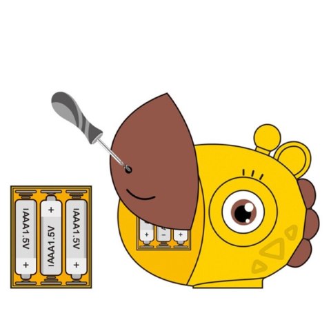 ZABAWKA DO WCZESNEJ NAUKI ANGIELSKIEGO ŻYRAFA 2606