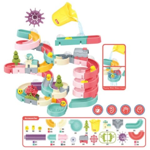 Zabawka do kąpieli tor zjeżdżalnia kaczka 8366-38A