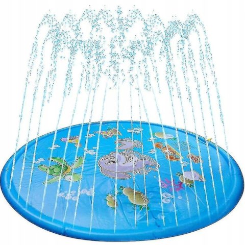Brodzik letnia mata wodna fontanna 100 cm zraszacz delfin ślizgawka 1655