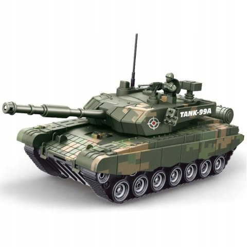 DUŻY CZOŁG SAMOCHÓD WOJSKOWY ŻOŁNIERZ ZDALNE STEROWANIE 9995Z