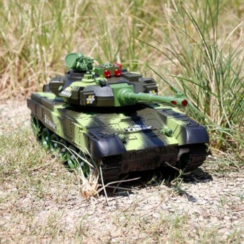 DUŻY CZOŁG SAMOCHÓD WOJSKOWY ŻOŁNIERZ ZDALNE STEROWANIE 9995Z