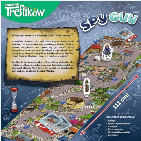GRA PLANSZOWA RODZINNA TOWARZYSKA SPY GUY RODZINA TREFLIKÓW 02298 TREFL