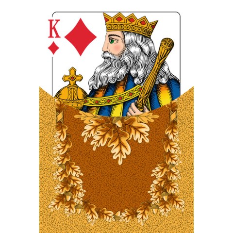 Karty do gry 55 listków 1 talia Karty Classic Senior 55 Trefl K14917