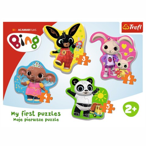 MOJE PIERWSZE PUZZLE BING TREFL BABY 2+ 36085